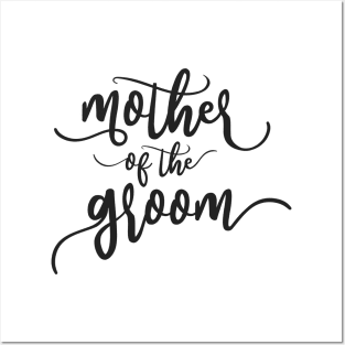 Simple Mother of the Groom Wedding Calligraphy Posters and Art
